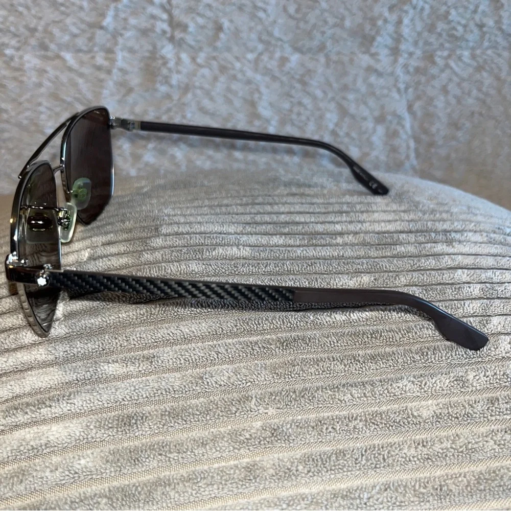 Montblanc MB0184SK 003 Brown /Grey 61-15-145 Sunglasses - Picture 5 of 10